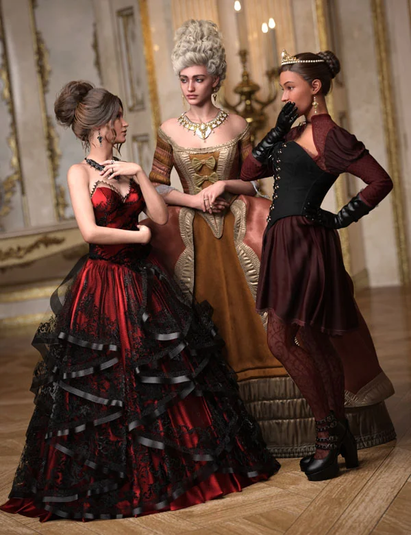 Corset Dress Bundle for Genesis 9