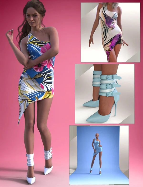 dForce Aylette Outfit for Genesis 9 Feminine